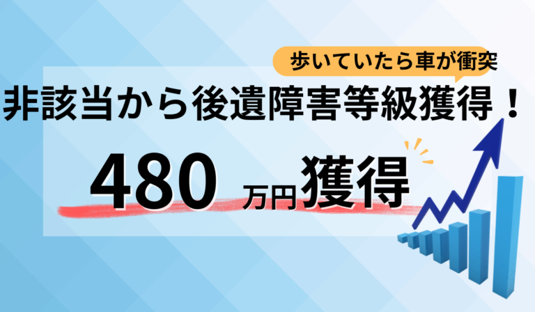 異議申立てにより、後遺障害がみとめられた！