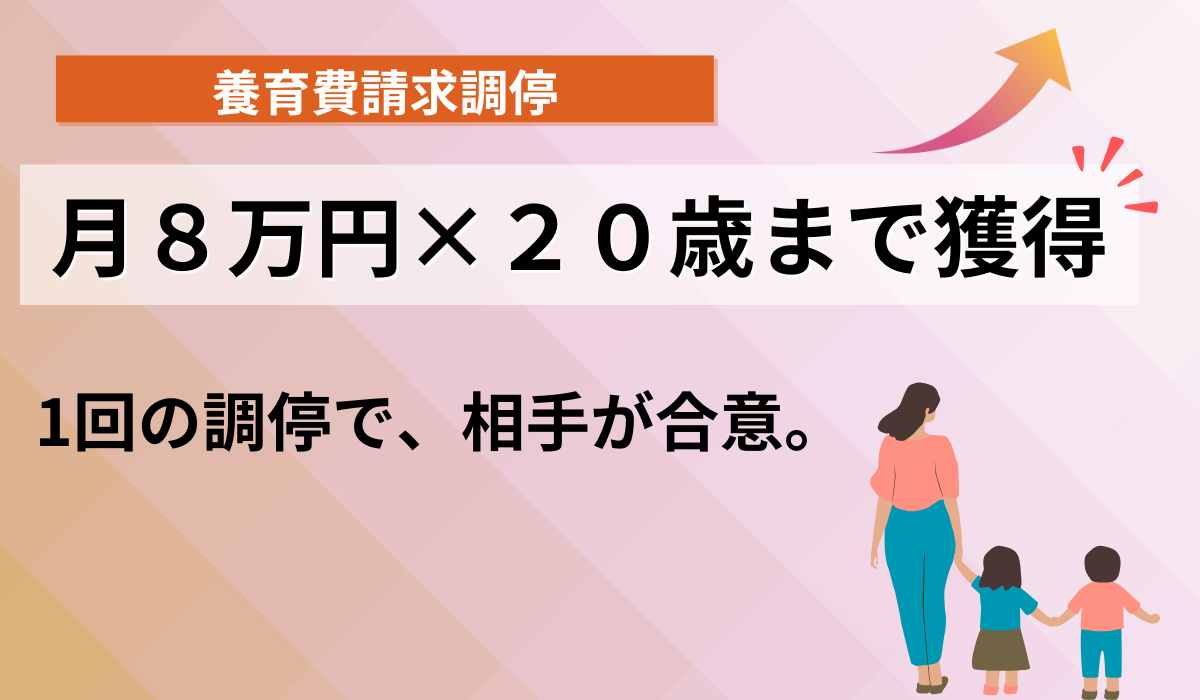 子どもたちの未来を見据えた養育費の約束。